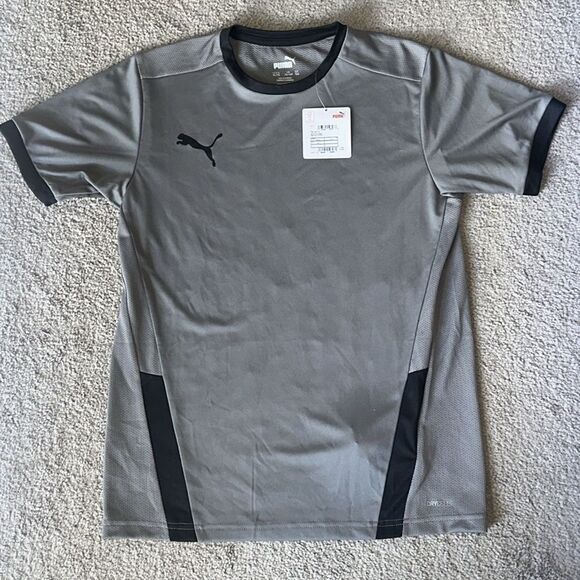 Puma TeamGoal 23 Unisex Youth Jersey in Steel Gray - Picture 1 of 9